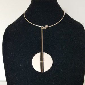 DRAMATIC MID-CENTURY STERLING NECKLACE:  ANTON MICHELSEN & ROYAL COPENHAGEN